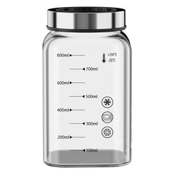 Glass sealed jar storage bottle multigrain nut pickle jar