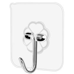 Transparent adhesive hook bathroom stainless steel hook