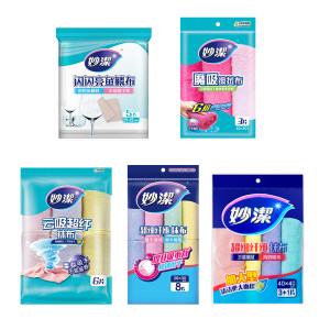 
Miaojie rag absorbs water, removes oil, is not easy to shed, is not easy to stain with oil, thickened towel, housework cleaning kitchen supplies for lazy people
