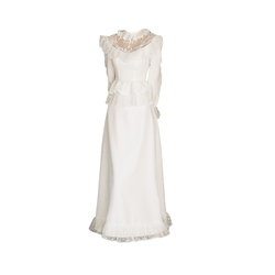 Retro Francouzské Foto Lehké Svatební šaty Výletní Závoj Malé Jednoduché šaty Princeznovské šaty Certifikát Narozeninové Dárkové šaty