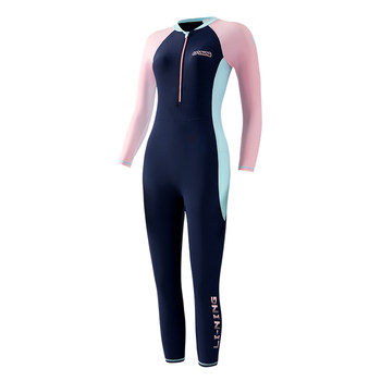 Li Ning girls warm and cold-proof swimsuit diving mother suit