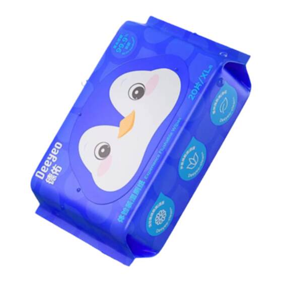 
Deyou Wet Toilet Paper Portable Small Bag Family Outing Travel Wear for Pregnant Women Men's Toilet Cleaning and Butt Wiping Wet Wipes