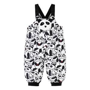 
Mini Balabala Boys and Girls Down Overalls 2024 Winter Baby Three-Proof Warm Belly Protective Down Pants
