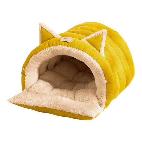 
Cat nest is warm and thickened in winter, closed and safe, cat sleeping bag, thickened cat bed, pet cat house, winter nest