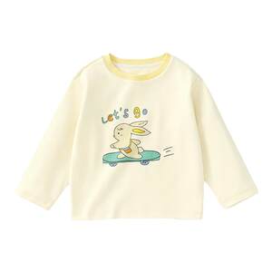 
Betis children's T-shirt boys and girls tops long-sleeved 2026 new spring baby round neck bottoming shirt to keep warm