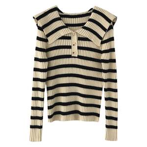 BIGYU Spring and Autumn Design Sense Large Large ~ A versatile retro strirant