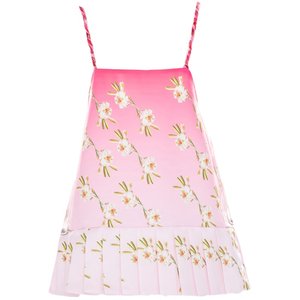 
Maoli MOOLY Lily Blowing Snow Pink White Gradient A-line Double-sided Vest Skirt