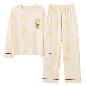 
Pajamas for women spring and summer pure cotton long-sleeved plus size summer 2026 new style 100% cotton home clothes thin and can be worn outside