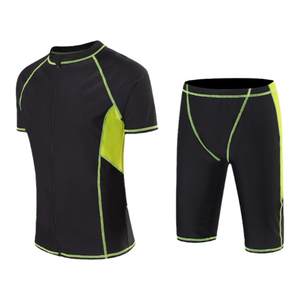 The new men's split body plus fertilizer increases the size of 370*0.5kg sunscreen jellyfish dry swimwear long -sleeved long pants diving suit