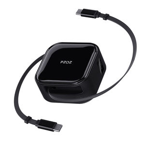 
PZOZ is suitable for Apple mobile phone retractable cable 60W desktop two-way pull-out charging iPhone17ProMax device data typec car portable C port super fast charging tablet notebook c-c head