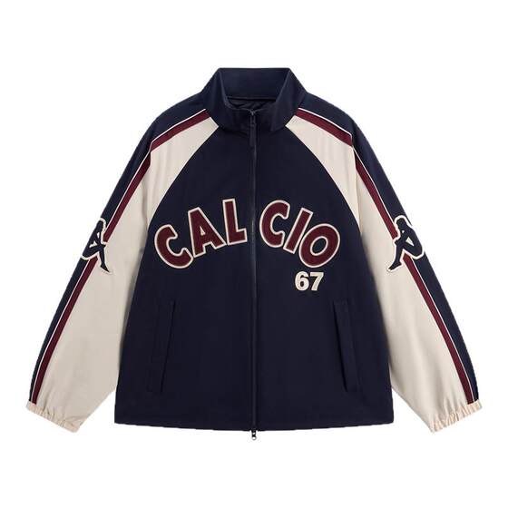 
Kappa Kappa Men's 2026 Spring New Stand Collar Two-piece Set Fashion Jacket Casual Cotton Clothes K0G12MM02