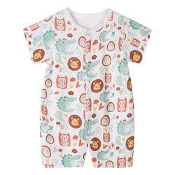 Baby jumpsuit summer thin mid-cut romper