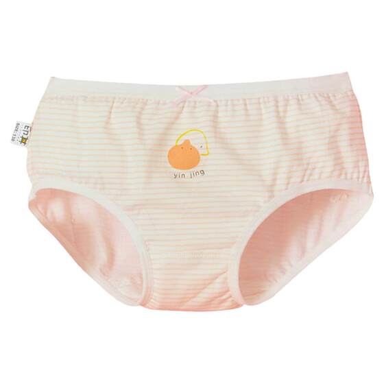 Girls' pure cotton underwear, triangle shorts, children's little girls, baby girls, flat angle four corner cotton underwear, no butt clip