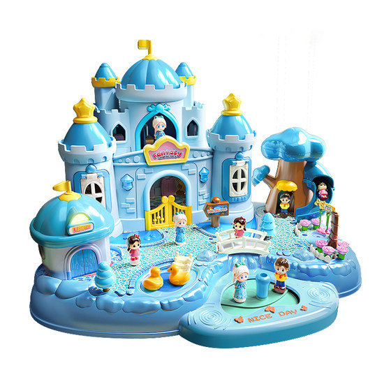 
Castle Elsa Elsa Extra Large Doll 2025 New Year Set Gift Box Girl Princess Gift Children's Toy