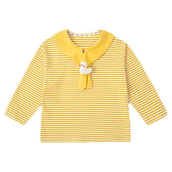 
Dudujia children's T-shirt spring boys' college style long-sleeved tops girls spring tops baby children's clothing inner t