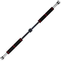 Hole-free door-mounted horizontal bar for home indoor fitness