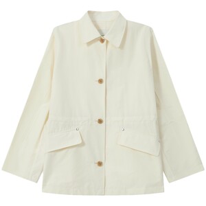 
BEANPOLE Binbo Spring and Summer Women's Soft Relaxed Commuting Lightweight Mid-Length Lapel Casual Windbreaker Jacket