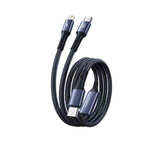 
Pinsheng two-in-one data cable suitable for Apple 17 charging cable one to three 100w super fast charging Huawei Xiaomi typec dual-head mobile iPad tablet iPhone car 5A laptop 6