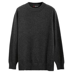 Mihuang autumn and winter new round neck cashmere sweater men's jacket pure color commute slim pure cashmere knitted sweater