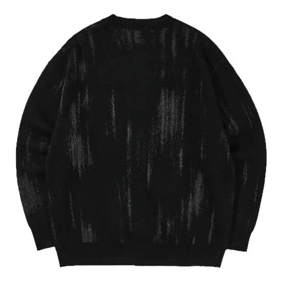
HLA/Heilan Home Mountain is not high long-sleeved knitted cardigan 25 autumn and winter new striped black sweater jacket for men