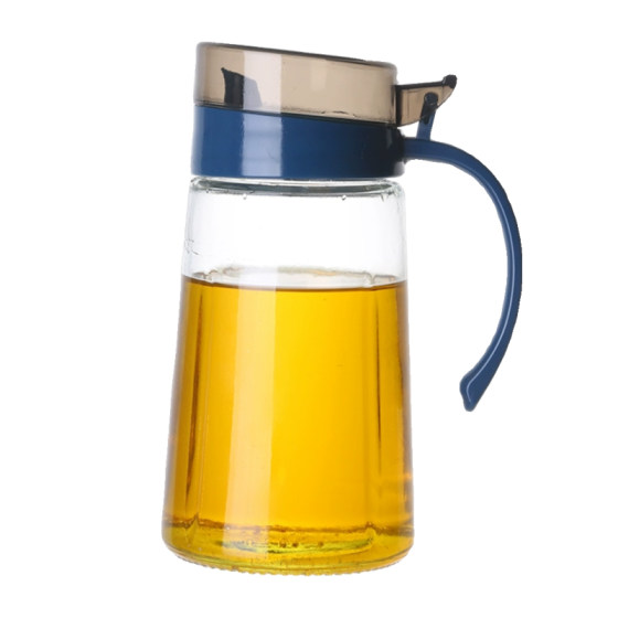 New glass oil pot without oil kitchen household seasoning bottle soy sauce vinegar pot oil tank food grade oil container large