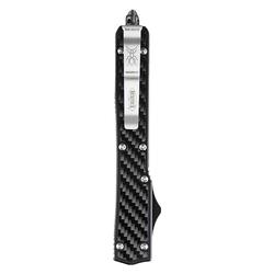 Micro Technology Saint Ant Carbon Fiber + T6 Aluminum Alloy Handle Straight Out Tool Handle Scabbard Outdoor Edc White Double D2 Steel