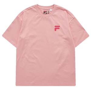 
FILA FUSION Fila fashion brand sports short-sleeved T-shirt loose casual couple cool top same style for men and women