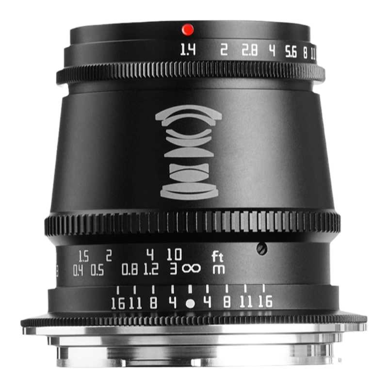 铭匠光学17mm f1.4广角镜头适用富士XT30尼康Z50松下GX85微单定焦 
