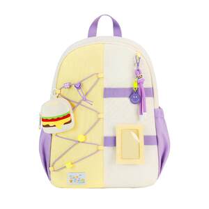 
Huang Zihongfan peripheral backpack female support school bag birthday gift yellow purple lightweight large capacity backpack