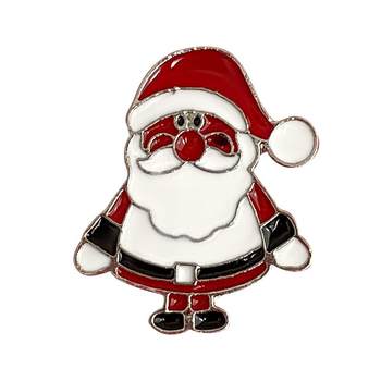 Santa Claus Small Brooch Women's Pin Couple Badge