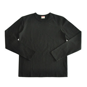 Dip sauce non -tube long -sleeved long -sleeved 32 double gauze vintage heavy cotton T -shirt thick men's and women's models