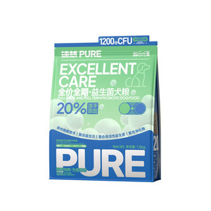 Pure Want Dog Food Full Price Full Period Probiotic Dog Food Small, Medium and Large Dogs Freeze-Dried Grain-Free Teddy Main Food Trial 6kg