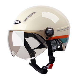 
3c certified new national standard Mustang helmet electric car women's half helmet helmet motorcycle men's summer sun protection for all seasons