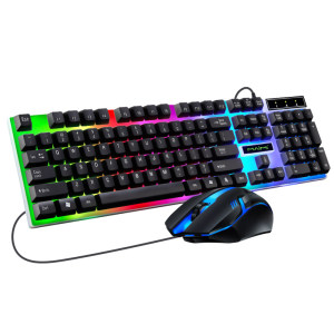Maimi S4 gaming e-sports wired USB mouse keyboard set computer notebook RGB luminous mouse key peripheral