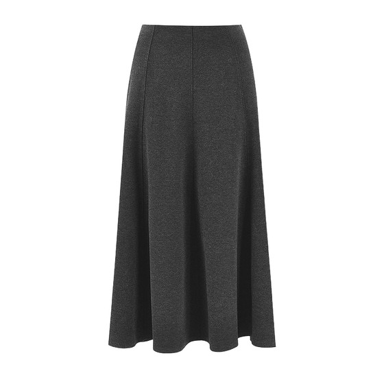 
Qiushui Yiren Elegant and Versatile Skirt 2025 Winter New Women's Fashion Commuting Large Skirt Design Skirt