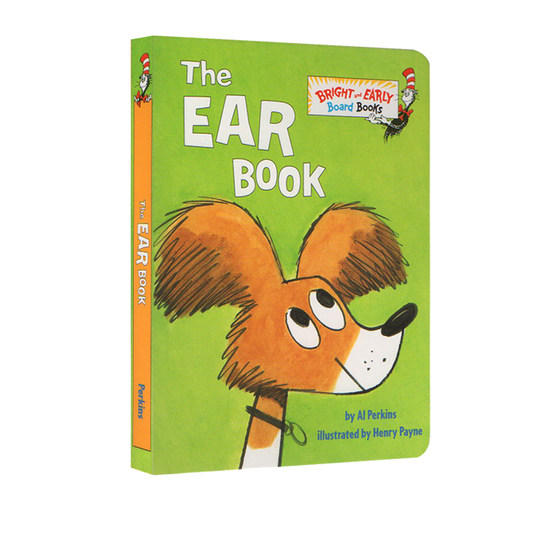 英文原版 The Ear Book 耳朵书 苏斯博士 Dr Seuss 低幼儿童基础感官声音与耳朵英语阅读启蒙读物纸板书 撕不烂