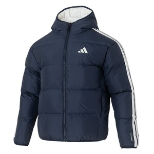 
Adidas sports suit men's autumn and winter new double-sided down jacket jacket warm plus velvet trousers and sweatpants
