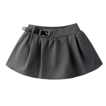 
VIVICATHY2025 autumn American hot girl skirt female high waist slim anti-exposure ballet fluffy mini skirt