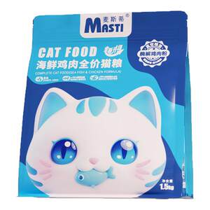 Mesti Cat Food All-Cat Period Animal Protein Adult Cat Kitten Supplement Nutrition Blue Cat Silver Gradient Universal Cat Main Food
