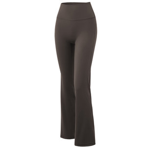 
[Smooth action series] gigt micro-flared yoga pants for women wearing outer sports fitness clothes with feather core yarn