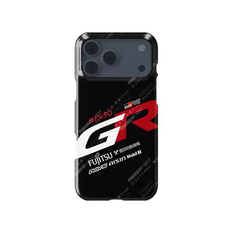 Toyota Gazoo Racing GR Livery Phone Case with Sponsor Logos Phone Case for iPhone 17, 16, 15, 14 and 13