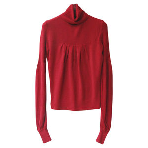 
Pick up the bargaining of the autumn and winter women's sweater base shirt, turtleneck warm pullover knit sweater solid color thickened cotton sweater clearance price