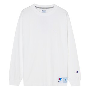 
Champion champion long-sleeved T-shirt for women in spring couple embroidered logo round neck bottoming shirt sports top for men trendy