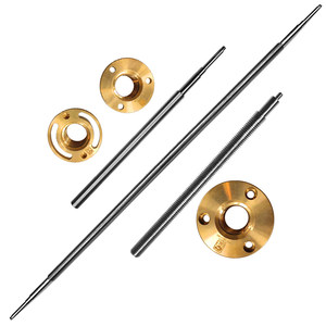 
Taiwan turret milling machine screw accessories copper sleeve workbench X-axis Y-axis Z-axis screw Jeyonda copper nut hat