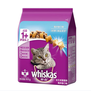 
Weijia cat food nutritional adult and kitten food ocean fish flavor 300g British and American short fattening hair cheeks beautiful hair small package staple food