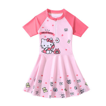 Free trial 0 formaldehyde upf50+little girl swimsuit
