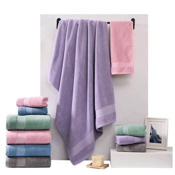 Gold Bath Towel Pure Cotton Adult Absorbent Bath Wrap