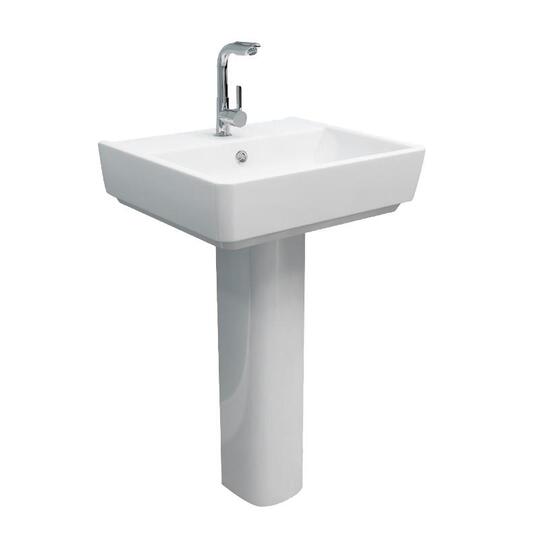 Luanjiang Ceramic Column Basin - Small Bathroom Washbasin Model 5308