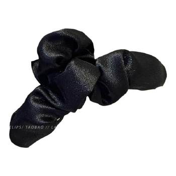 Advanced texture ~ pleated satin cloud clip large size
