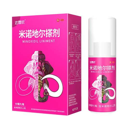 Dafeixin Minoxidil Liniment Solution 2% 60ml Female Male Pattern ...